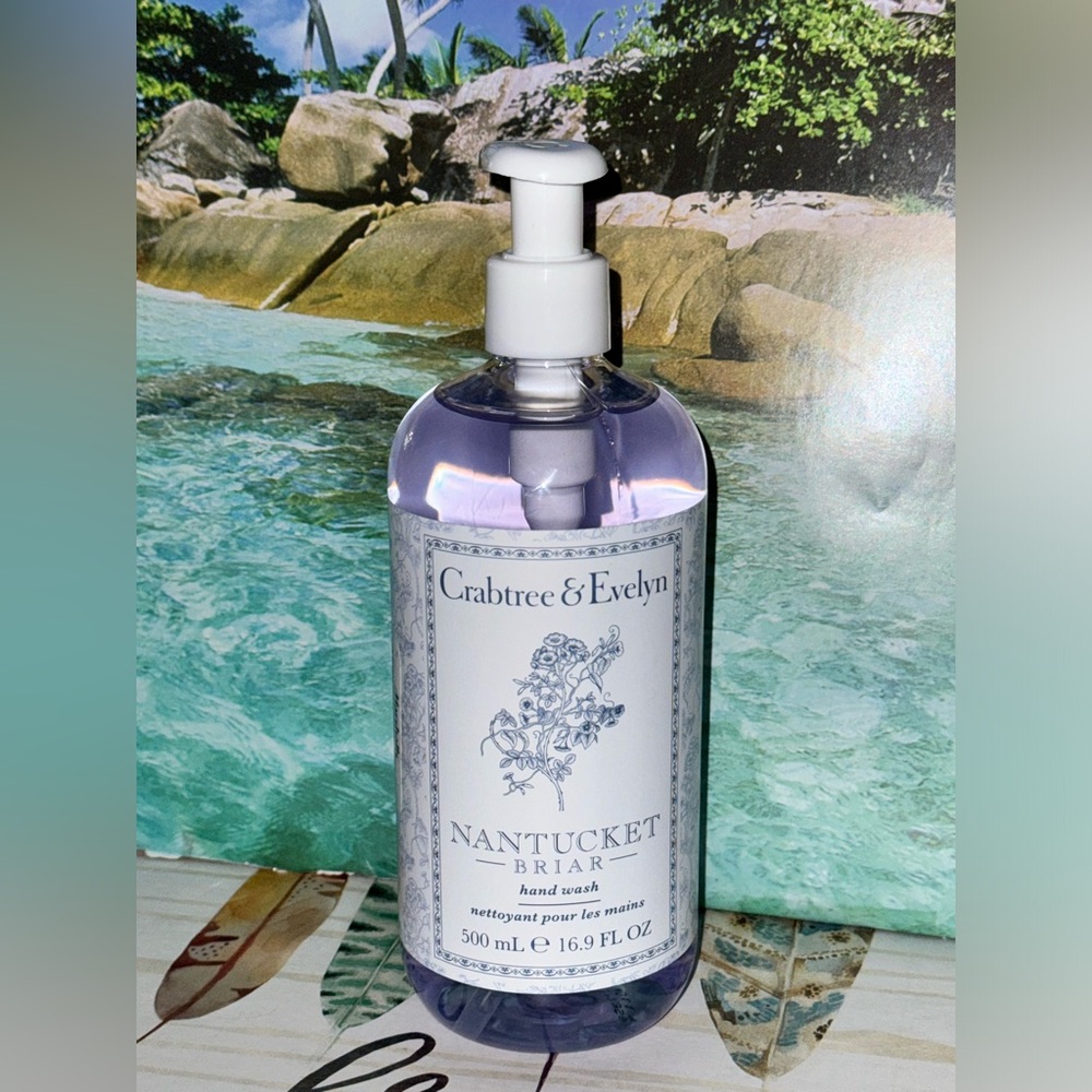 NEW NWT Crabtree & Evelyn NANTUCKET BRIAR Hand Wash Soap Full Size 16.9 oz.